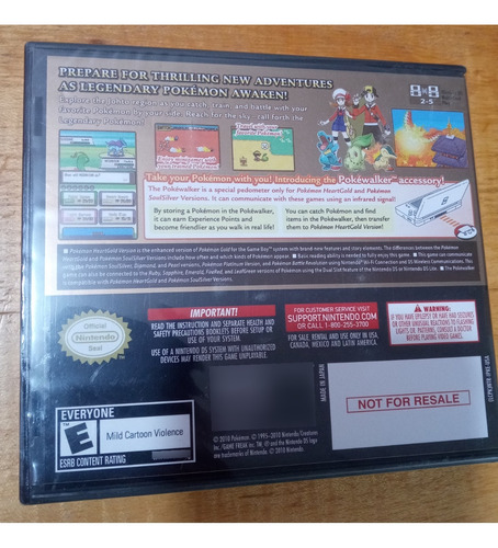 Pokemon Heart Gold Nintendo Ds Version Oro Juego Fisico Rpg (Usado)