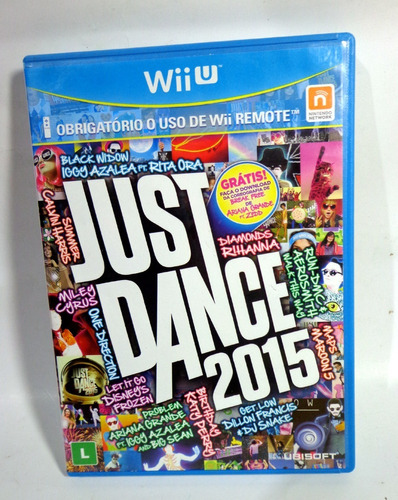 Wii U Just Dance 2015 Original Mídia Física Semi Novo