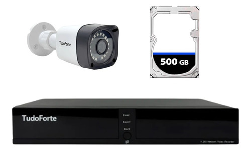 Kit 8 Câmeras Tf 2020b + Dvr Tfhdx 3308 Hd 500gb