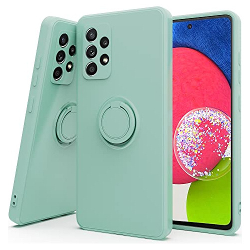 Funda Para Galaxy A52 4g/5g 6.5 Pulgada Light Verde Silic-02