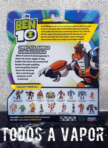 Figura Omni Kix Armor Humungousaur Ben 10 Playmates Toys