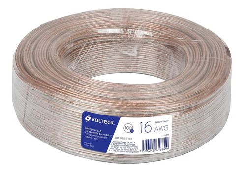 Cable Para Bocina 16 Awg Polarizado 100 M 46269