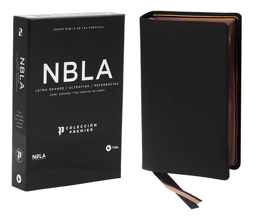 Nbla Biblia Ultrafina, Colección Premier, Negro Cubierta De