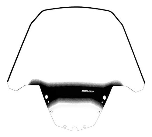 Can-am Nuevo Oem Atv Extra High Windshield Para La Feria De