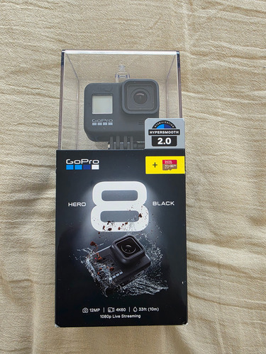 Camara Gopro 8 Hero Black (nueva) + Sd 32 Gb Oportunidad Negro