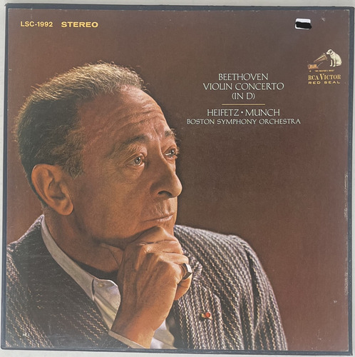 Vinilo Beethoven Concierto Para Violín Heifetz Munch