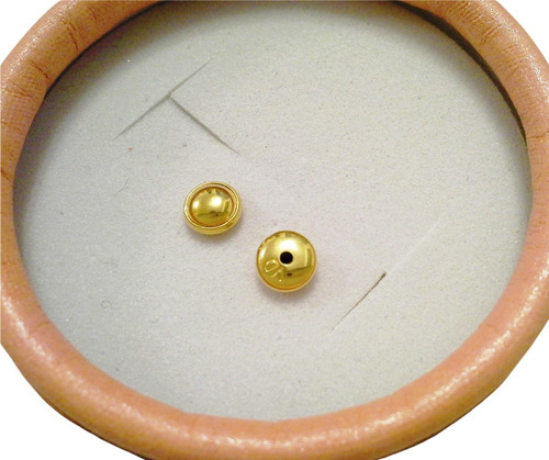 Imagen 3 de 10 de Tuerquitas Oro Rose Gold Filled 14k Abridores Vanesa Duran