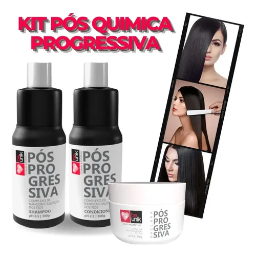 Melhor Kit Pós Progressiva Nano Cristalização Fio | Parcelamento sem juros