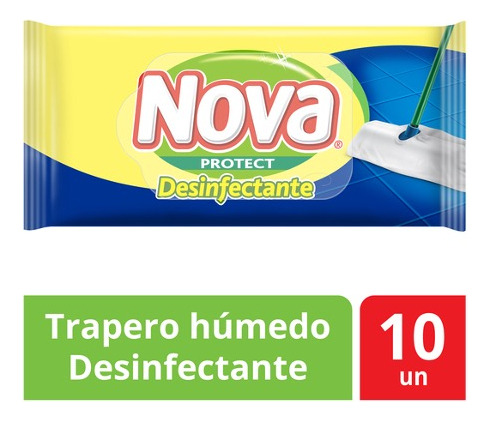 Trapero Húmedo Nova Desinfectante X10