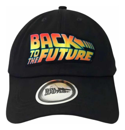 Gorra Back To The Future/ Volver Al Futuro Logo Negra