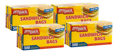 Bolsas Desechables Propack, Sándwich En Plástico Duradero