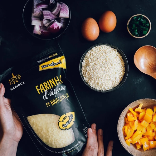 Farinha D Água De Bragança 500g - Manioca Natural Sem Glúten