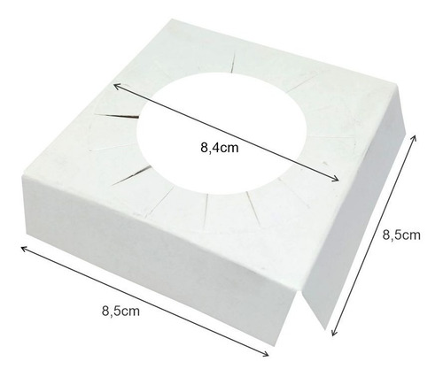 Imagen 5 de 7 de Soporte P/ Mate O Vaso Sop4 X 500u Bla Mad P/ Mat1 Mat2 Vas2