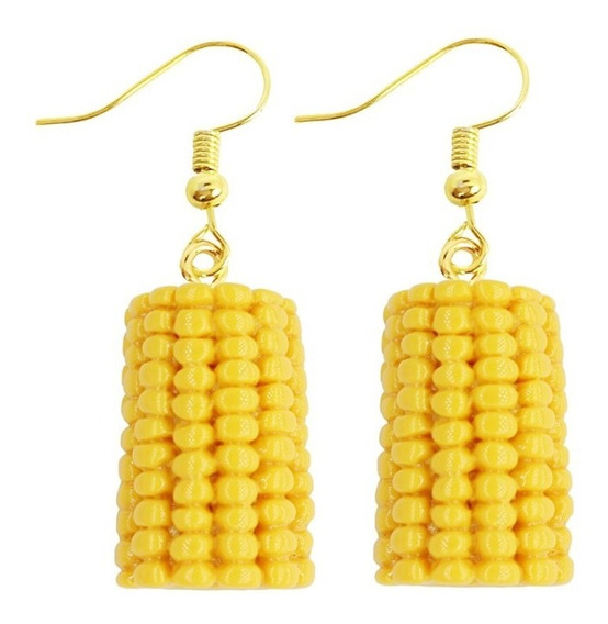 Elote Aretes Resina Figuras Varios Pendientes Oreja