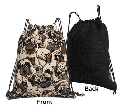 Bolsa Con Cordón Para Gimnasio Y Yoga, Tamaño Único, Color B
