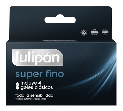 Tulipán Preservativos Látex Super Fino X12 Local