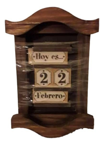 Calendario Perpetuo De Madera