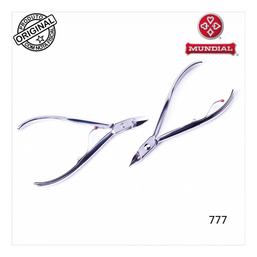 Alicate De Cutícula 777 Professional Aço Inox - Mundial
