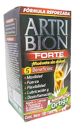 Artri Bion Forte Con Ortiga Movilidad 2 Frascos Sabor Sin Sabor