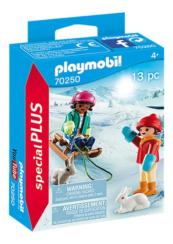 Niños Con Trineo Special Plus Playmobil 70250