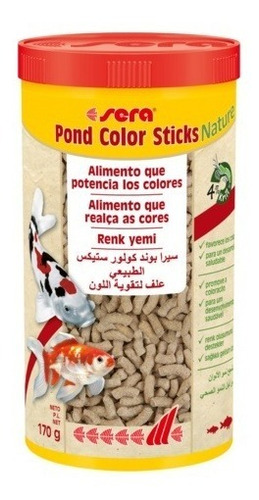 Alimento Peces Estanque Koi Pond Color Sticks 1000 ml