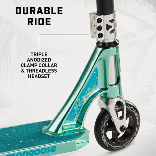 Mongoose Rise 110 Expert Freestyle Scooter, Plataforma De Al