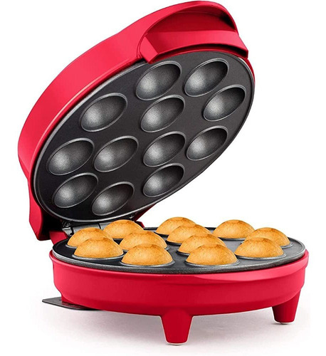 Holstein Housewares Cake Pop Maker, Rojo - Hace 12 Cake Pops