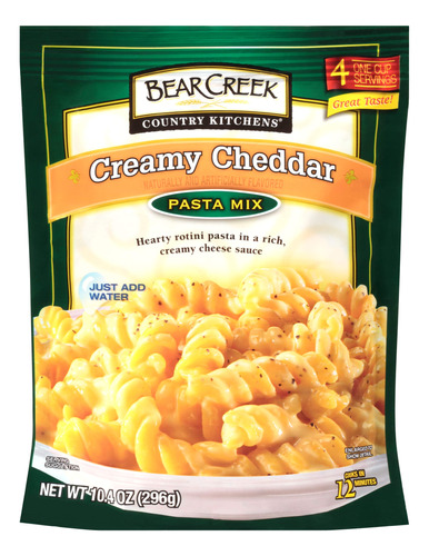 Bear Creek Mezcla De Pasta, Queso Cheddar Cremoso, 10.4 Onza