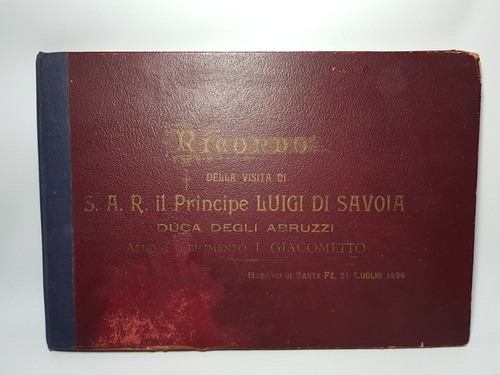 Rosario Visita Principe Savoia Recuerdo 1924 Único Mag 56805