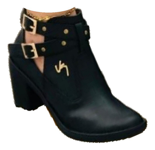 Zapatos  Botas De Tacon Vz De Evilla 5 1/2 P Mujeres Damas 