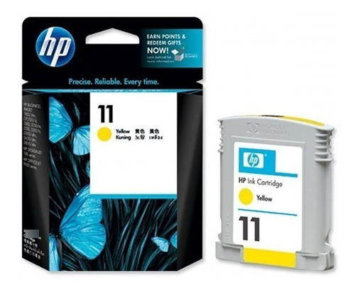 Hp 11 Amarillo C4838a En Blister Para Ploter 110 111 Y Otros