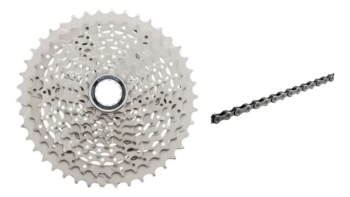 Set Transmision Piñon + Cadena Shimano Deore 11v Mtb   