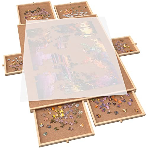 1500 Piece Puzzle Board, Tabla De Puzzle Con 6 6m4bm