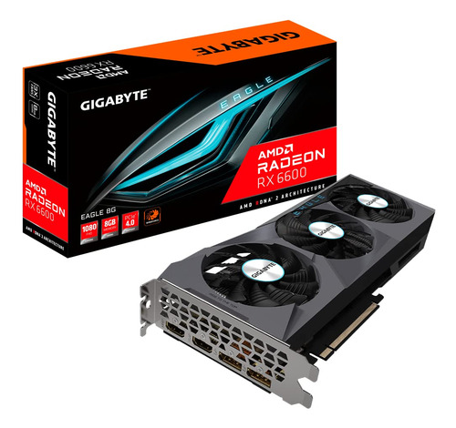 Tarjeta Gráfica Gigabyte Radeon Rx 6600 Eagle 8g 8gb Gddr6