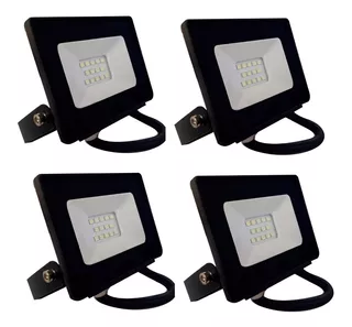 Pack X 4 Reflector Led 20w Blanco Calido Alta Potencia