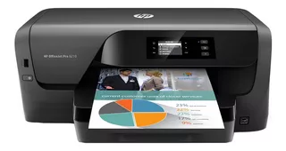 Impresora a color simple función HP OfficeJet Pro 8210 con wifi negra 100V/240V