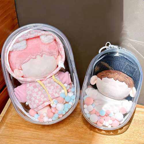 Estuche De Almacenamiento Para Minifiguras, Bolsa Rosa M
