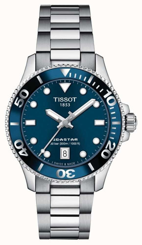 Reloj Tissot Seastar 1000 T1202101104100 Junior 36mm