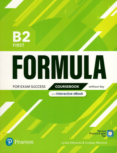 Libro: Formula B2 First / Coursebook (without Key) + Ebook