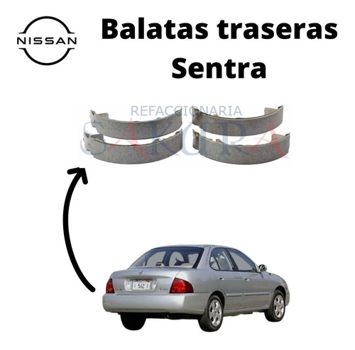 Kit Balatas Tambor Traseras Nissan Sentra 2006 Fp