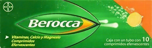 Berocca Comprimidos Efervescentes, 10 Piezas