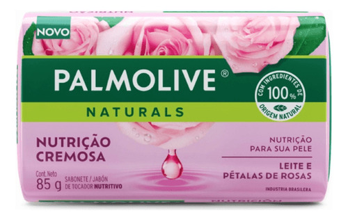Sabonete Em Barra Palmolive Nutrição Cremosa 85g Kit C/60