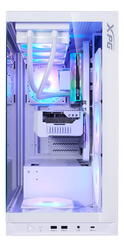 Gabinete Mid Tower Xpg Invader X Btf Atx Argb V/templado Wh