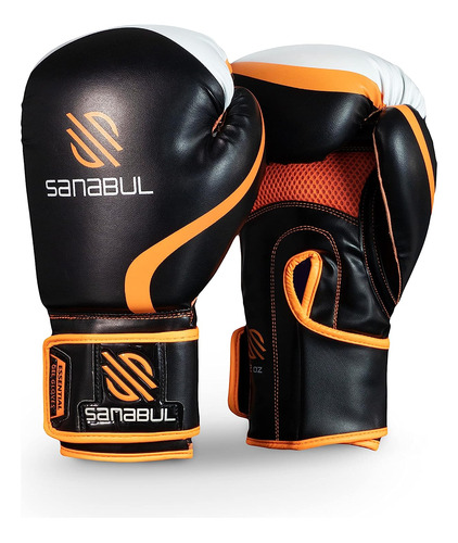 Guantes De Boxeo Sanabul 12 Oz Black/orange