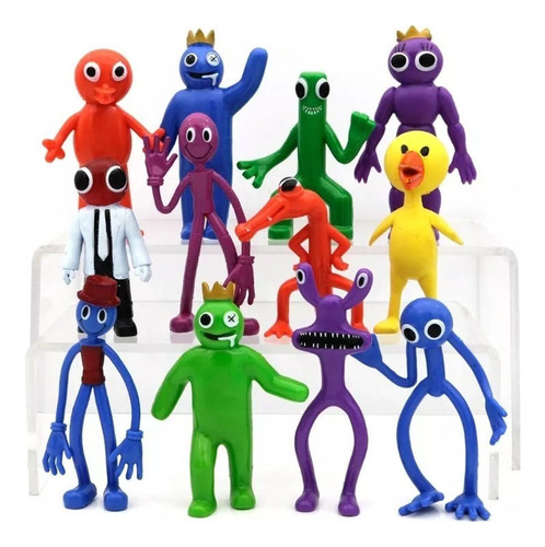 12pcs/set Rainbow Friends Roblox Acción Figura Modelo Juguet