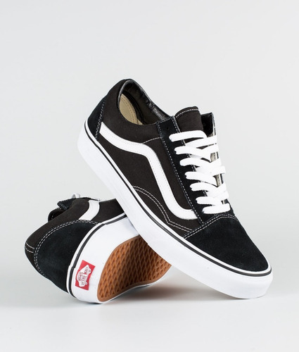 Zapatilla Vans Old Skool Black-white 100% Originales | SECTOR2 Zapatilla Vans Old Skool Black-white 100% Originales | SECTOR2