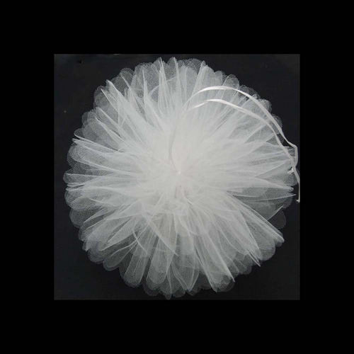 Firefly Imports Centro Mesa Bola Tul Pompon 8 Blanco 4
