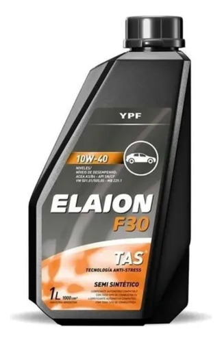 Aceite Semisintetico Ypf Elaion 10w40 F30 1 Litro