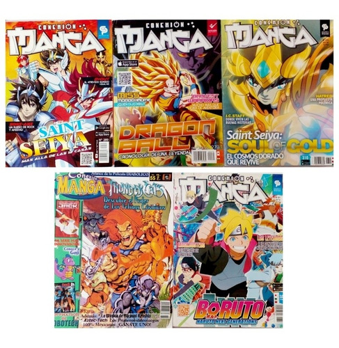 Revista Conexión Manga Pack De 5 Pzas Dragon Ball | Envío gratis