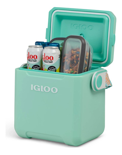 Igloo Tag Along Too Hielera Portatil 11qt(10.40 Lts) Turquoise / Aqua 01